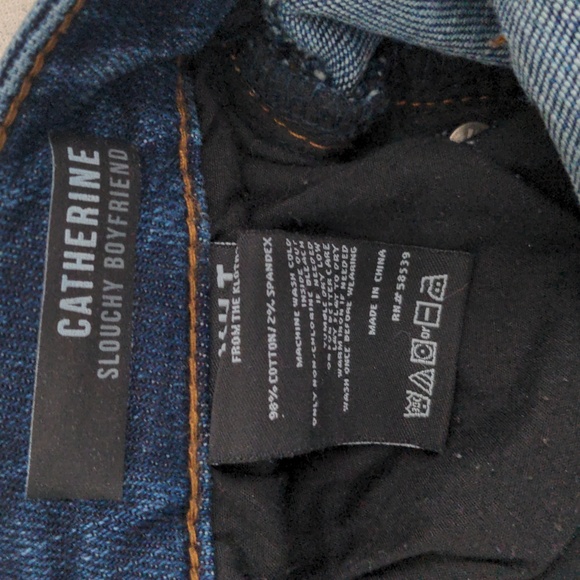 KUT From the Kloth Slouchy Boyfriend Jeans size 8 - Picture 4 of 4